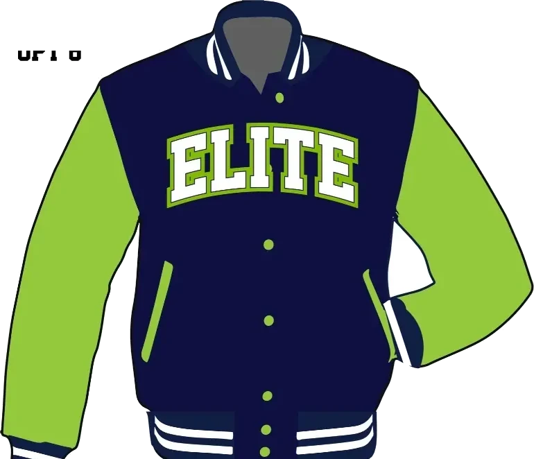 Mixed letterman jacket